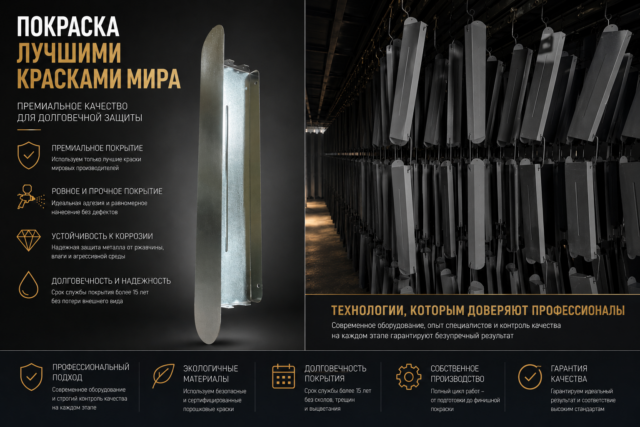 Готовое металлоизделие на производстве SteelCentury